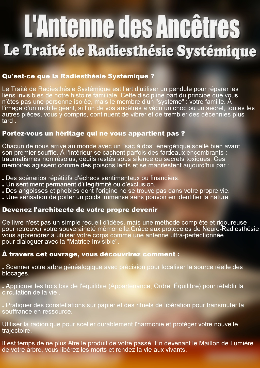 4eme de Couverture antenne des ancetres